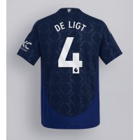 Manchester United Matthijs de Ligt #4 Replica Away Shirt 2024-25 Short Sleeve